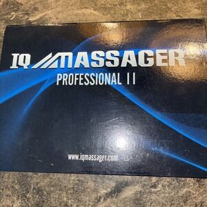 IQ Massager Professional II TENS Unit Muscle Stimulator One Wire Missing